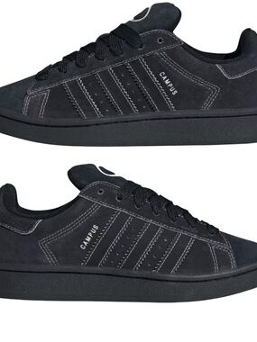 Men's adidas Originals Campus 00s Black White Suede Shoes 10